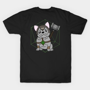 D20 Frenchie Fighter | Barbarian | French Bulldog | Fantasy Art | DND Dogs T-Shirt